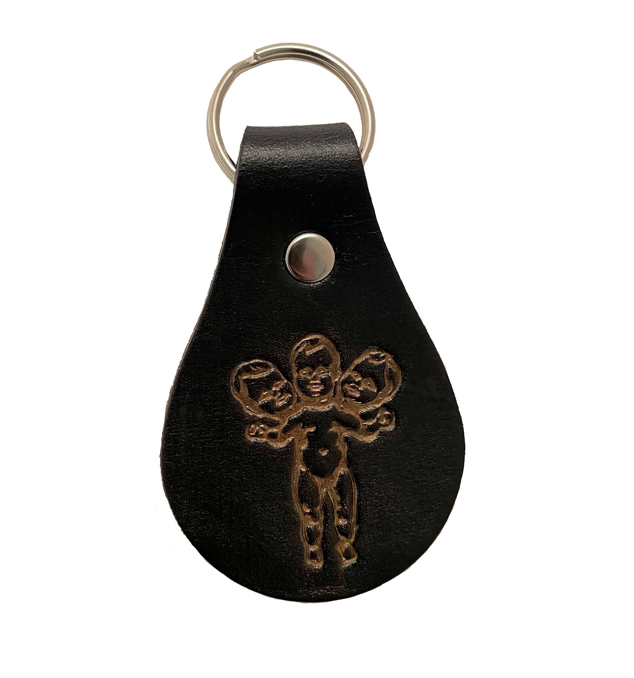 Three Headed Baby Keychain FOB - Image 4